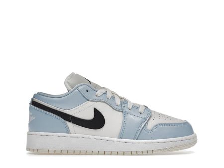 Jordan 1 Low Ice Blue Black (Gs) Hot on Sale