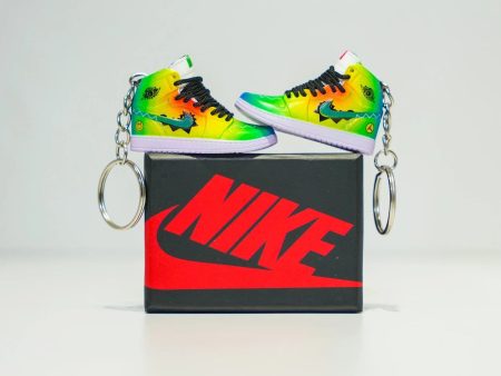 3D Sneaker Keychain With Box - AJ1 J Balvin Online