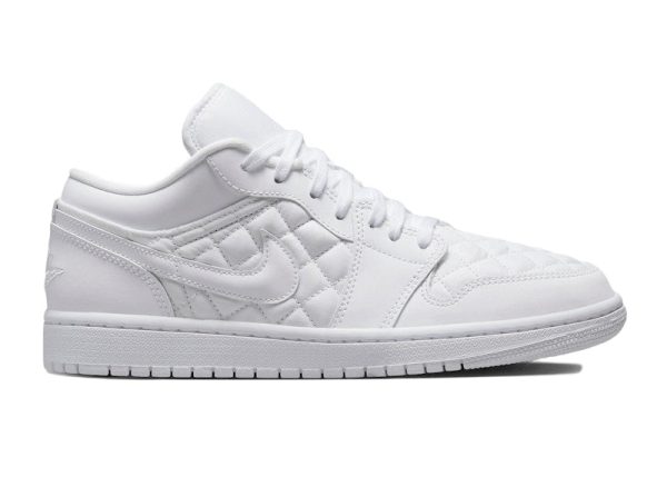 Air Jordan 1 Low Quilted White (Women S) Supply