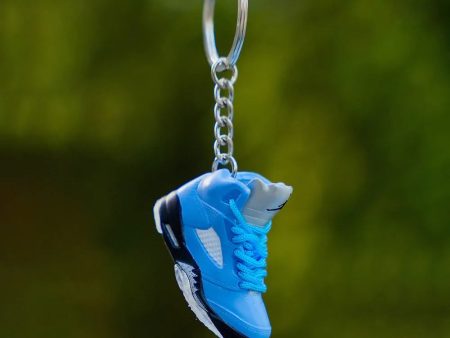 3D Sneaker Keychain AJ5 Unc For Discount