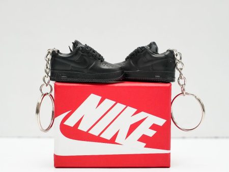 3D Sneaker Keychain With Box - Air Force 1 Black Online now