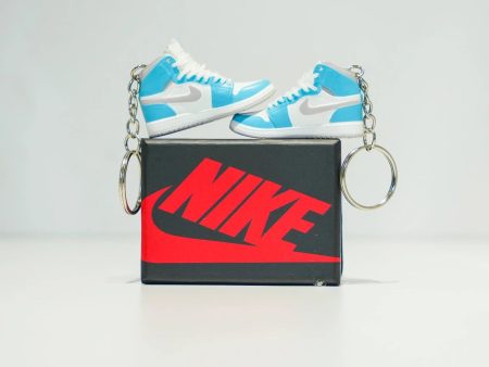 3D Sneaker Keychain With Box - AJ1 Hyper Royal For Discount