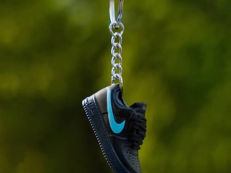 3D sneaker keychain AF1 Tiffany For Cheap