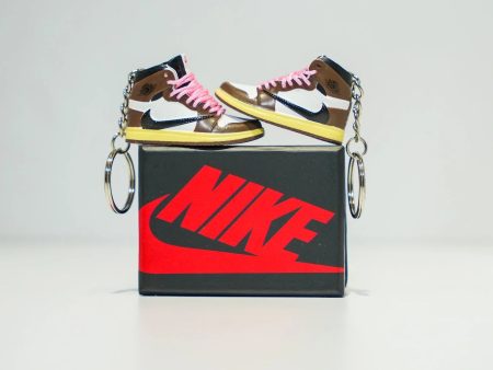 3D Sneaker Keychain With Box - Travis Mocha High Online Hot Sale