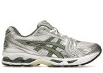 Asics Gel-Kayano 14 White Pure Silver Slate Grey Sage For Sale