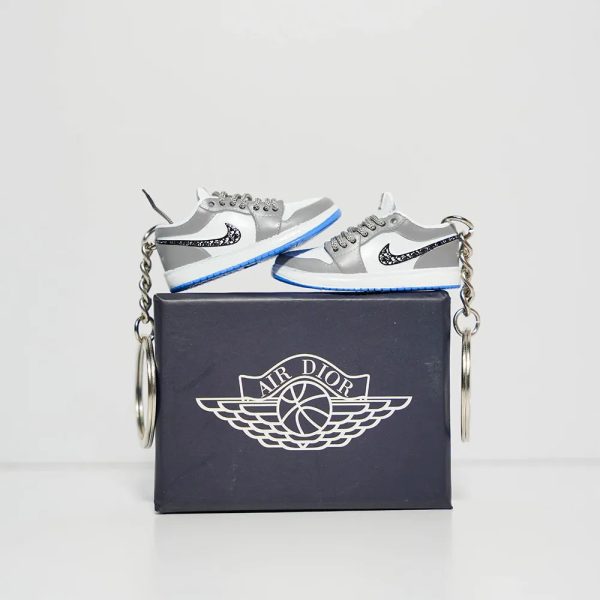 3D Sneaker Keychain With Box - AJ1 Low Dior Online Sale