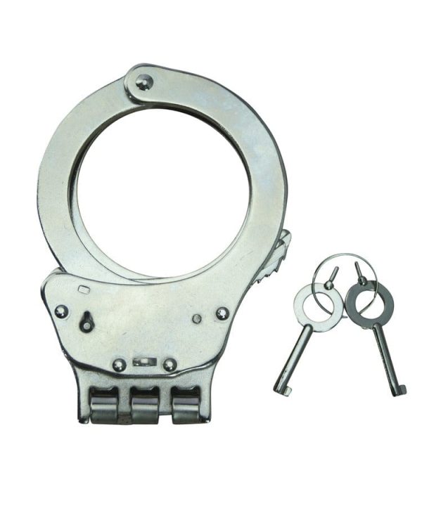 Kombat UK Triple Hinged Elite Speed Cuffs SILVER 0208 Online Hot Sale