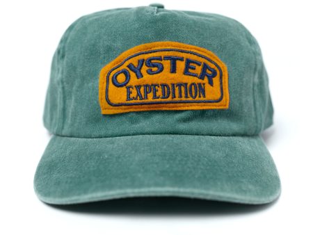 Oyster Expedition Snapback (Washed Green) Online