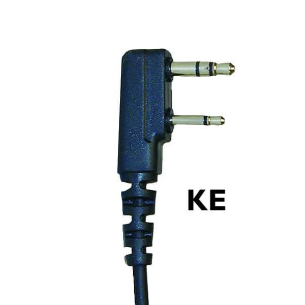 Acoustic Earpiece with 1 Wire PTT System for Kenwood 2 Pin Radios Online Sale