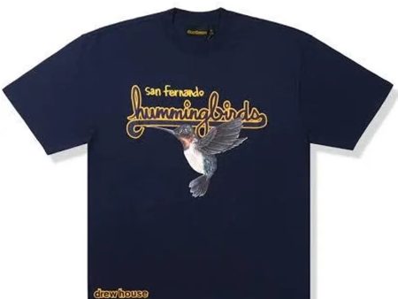 ]Drew House Hummingbird SS Tee Navy Black Friday on Sale