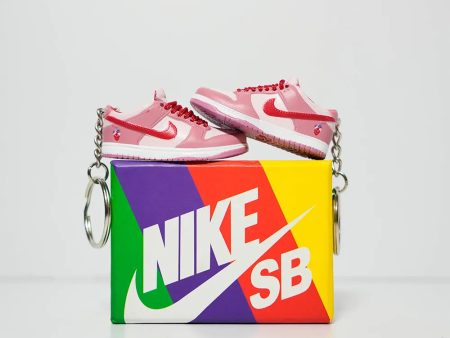 3D Sneaker Keychain With Box - SB Dunk Strange Love Sale