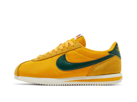 Nike Cortez Textile Yellow Ochre Gorge Green (Women s) Discount