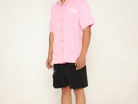 BabyPink Signature Bowling Shirt Fashion