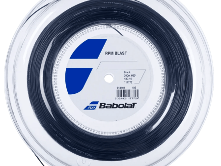 Babolat RPM Team 200M Black Tennis String [WS] For Cheap