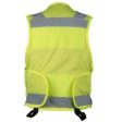 4 Pocket Transformer Vest Hi Vis Yellow Sale