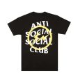 Anti Social Social Club x Fragment Yellow Bolt Tee Black Friday For Sale