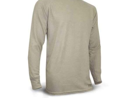 XGO Mens Flame Retardant Clean Seam Longsleeve Crew Desert Sand Online Hot Sale