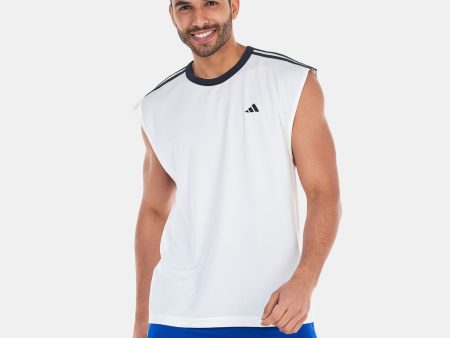 Adidas Men All World White Basketball Tank Top Jersey T-Shirt [T] Online now