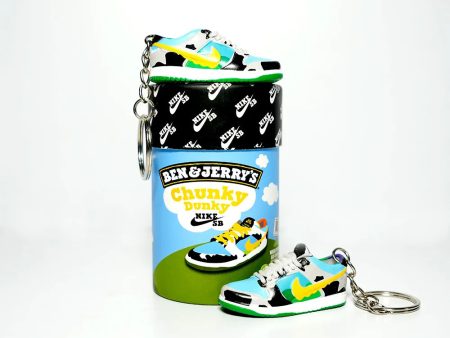 3D Sneaker Keychain With Box - Chunky Dunky Sb Dunk For Sale