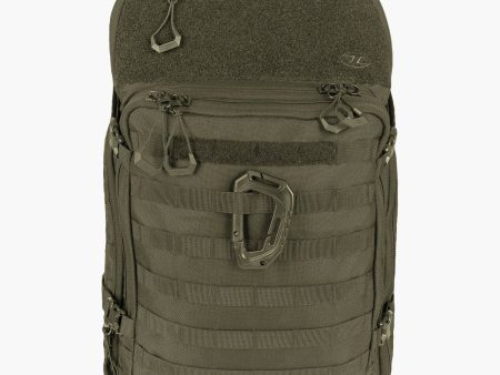 Highlander Harrier Full Clamshell Pack - 45L Ranger Green For Sale