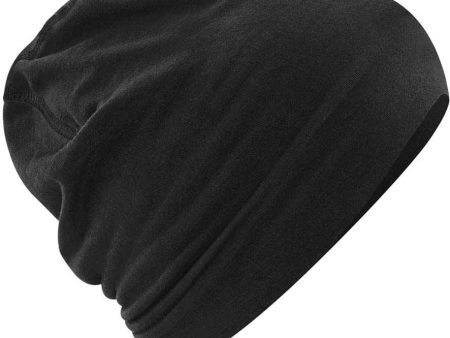 Beechfield Comfort Cotton Beanie Black For Sale