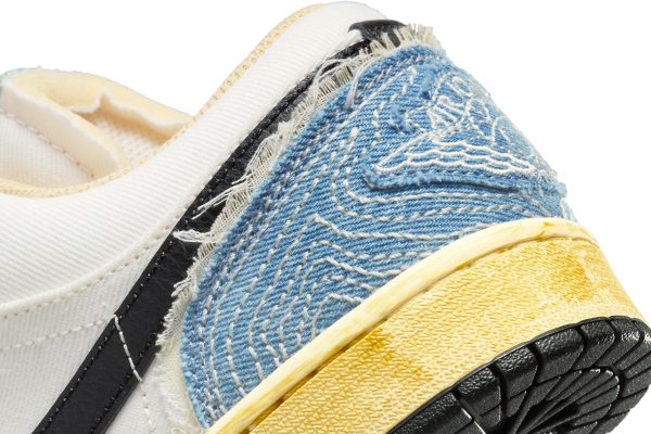 Air Jordan 1 Low  Sashiko Denim  Sale For Cheap