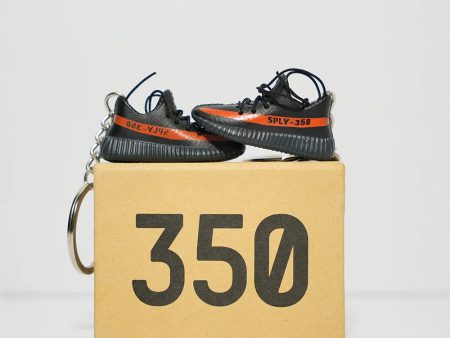 3D Sneaker Keychain With Box - Yeezy Coral Red For Discount