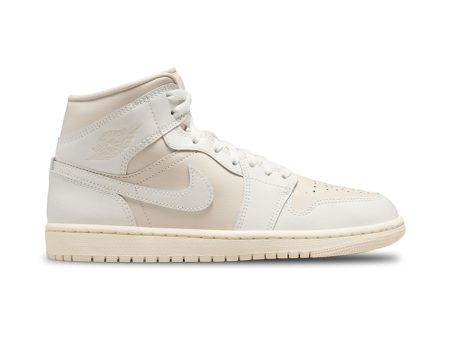 Air Jordan 1 Mid Legend Light Brown sail-muslin Sale Cheap