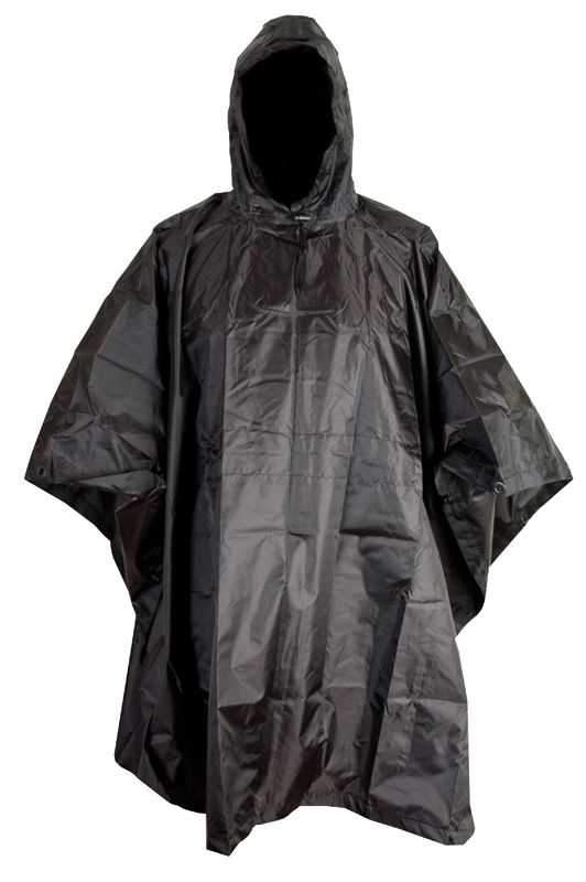 Kombat UK US Style Poncho - Black Fashion