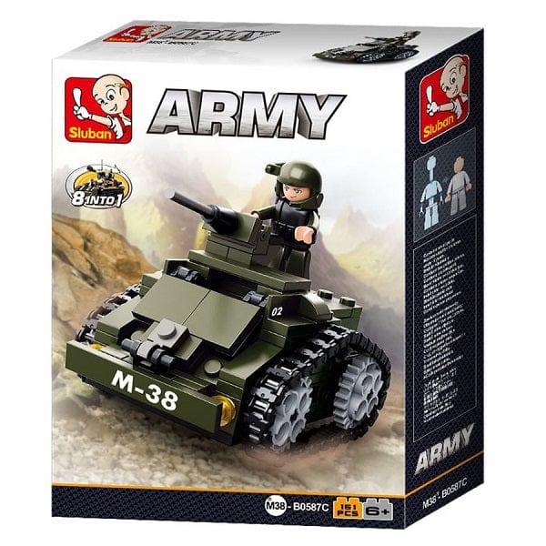 Sluban - B0587C Armoured Vehicle Toy Sale