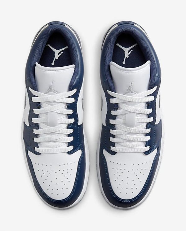 Air Jordan 1 Low Midnight Navy Wolf Sale Fashion