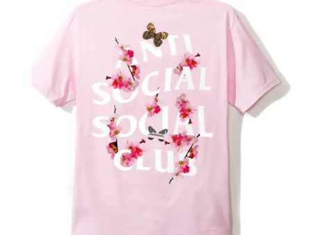 Anti Social Social Club Kkoch T-shirt Pink Black Friday Hot on Sale