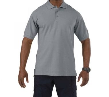 5.11 Professional Polo Short Sleeve Heather Grey - Small on Sale