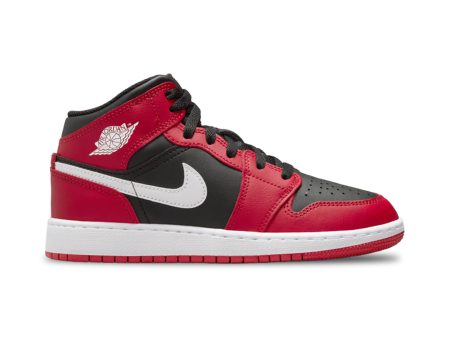 Air Jordan 1 Mid Black White Gym Red Sale Online Sale