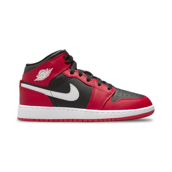 Air Jordan 1 Mid Black White Gym Red Sale Online Sale