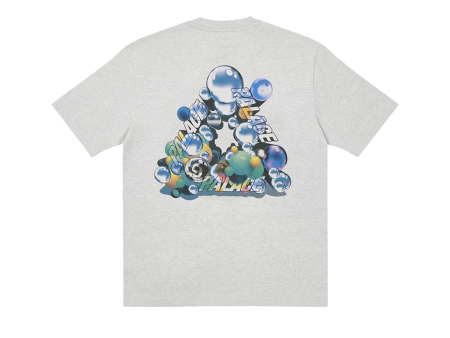 Palace Bubbling Tee Grey Marl on Sale