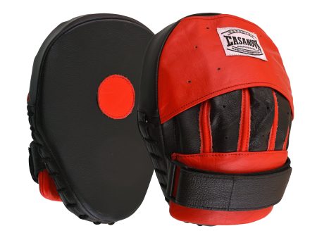 Casanova Boxing® Professional Focus Curve Mitt - Red Black Supply