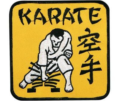 Yellow Karate Patch For Cheap