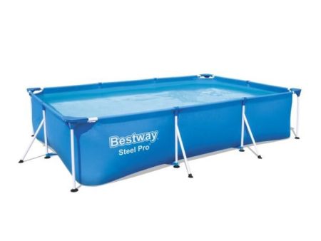 Bestway Steel Pro Rectangular Deluxe Frame Swimming Pool [WS] on Sale