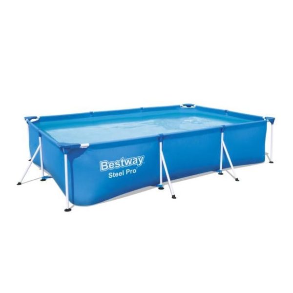 Bestway Steel Pro Rectangular Deluxe Frame Swimming Pool [WS] on Sale