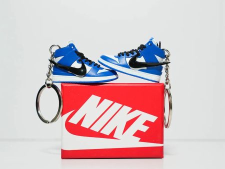 3D Sneaker Keychain With Box - Nike Dunk High Ambush Blue Supply