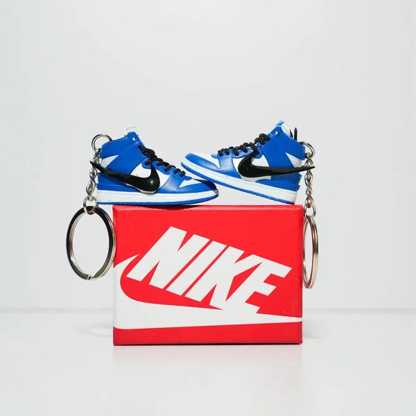 3D Sneaker Keychain With Box - Nike Dunk High Ambush Blue Supply