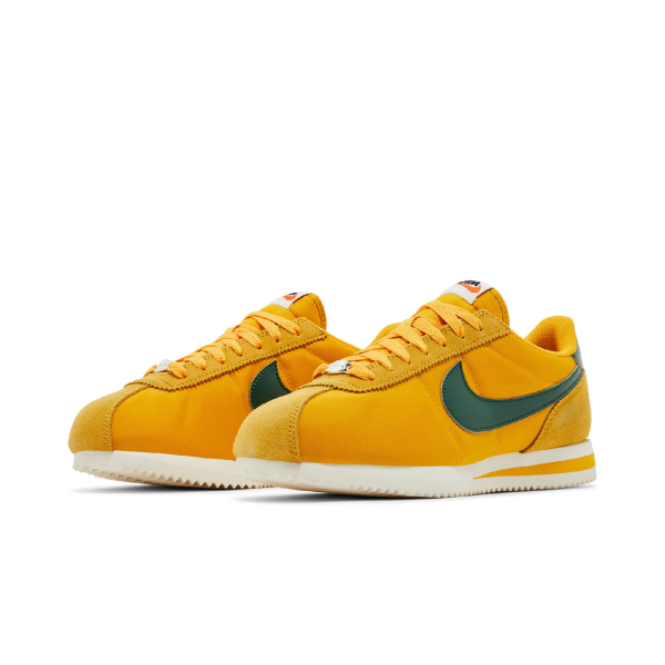 Nike Cortez Textile Yellow Ochre Gorge Green (Women s) Discount