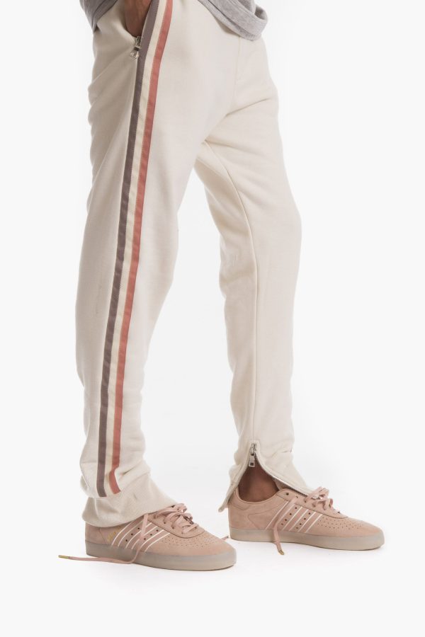 JOMO TRACK PANT (CREAM) Online now