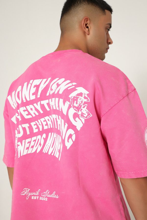 CASH CREED TEE ( HOT PINK ) on Sale