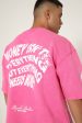 CASH CREED TEE ( HOT PINK ) on Sale