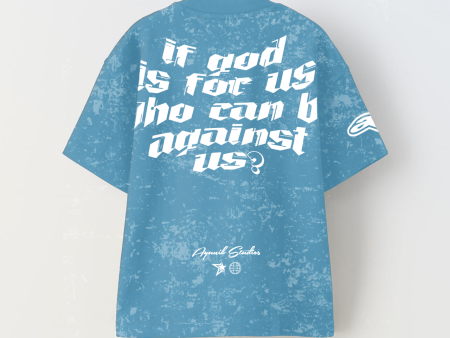 God s Shield T-shirt ( Powder Blue) on Sale