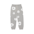 Denim Tears The Cotton Wreath Sweatpants Grey White Discount