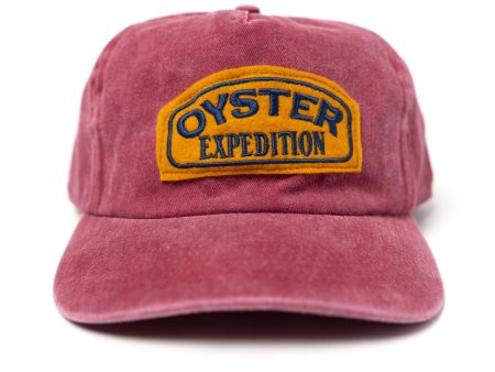 Oyster Expedition Snapback (Washed Wine) Fashion