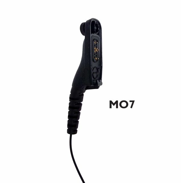 2 Wire PTT Radio Headset for Motorola TRBO, DP3000 & 4000 Series with D-Shape Earpiece For Discount